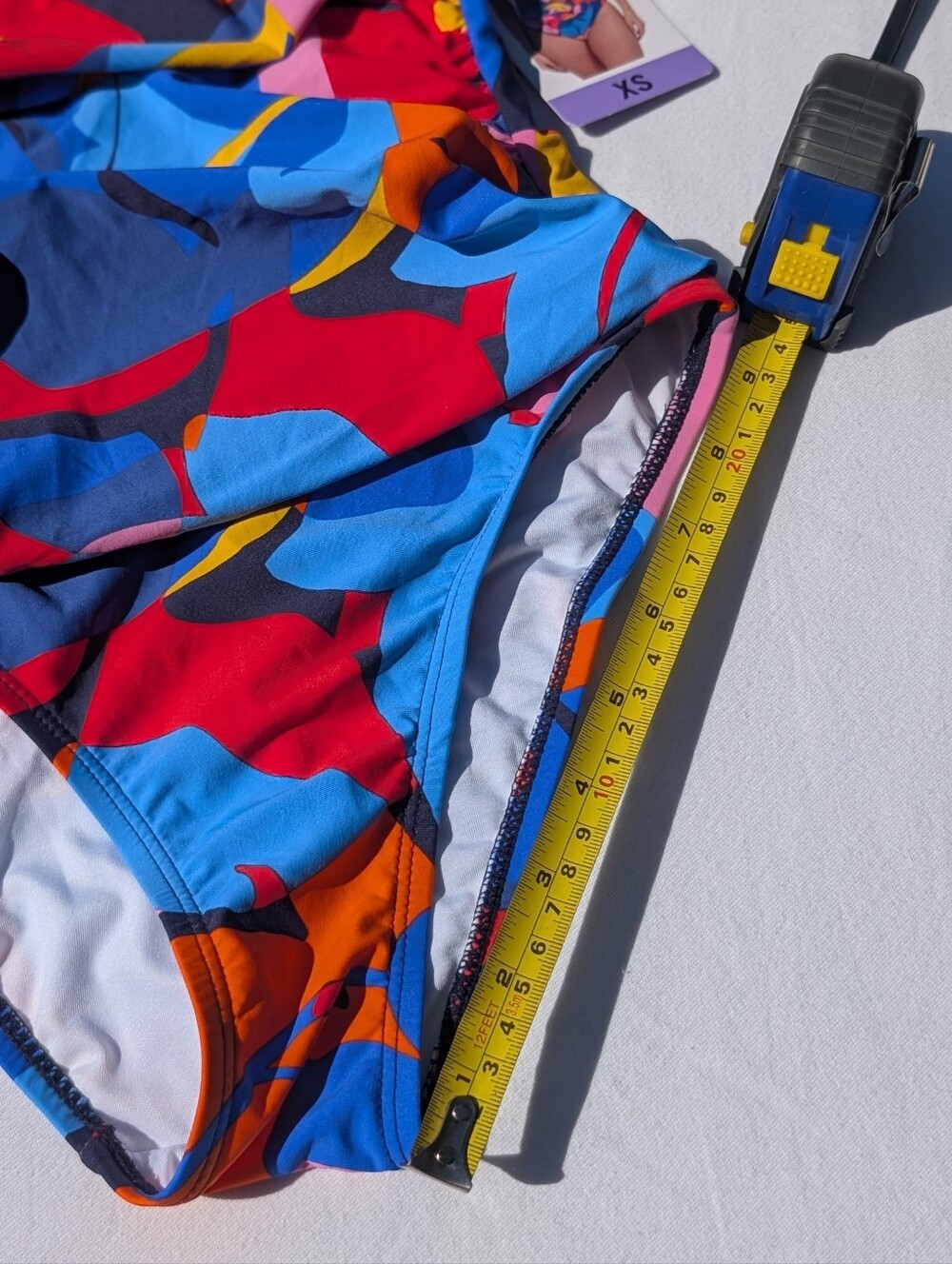 Nautica Girls' Bright Multicolor One-Piece Swimsuit Size XS - Picture 5 of 14